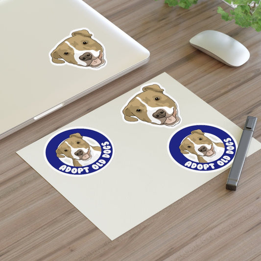 Alma | Adopt Old Dogs | Sticker Sheets - Detezi Designs-74465349325229180924