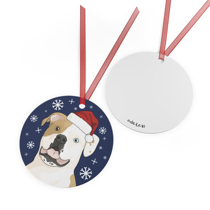 American Bulldog | 2023 Holiday Ornament - Detezi Designs-10706898000837350823