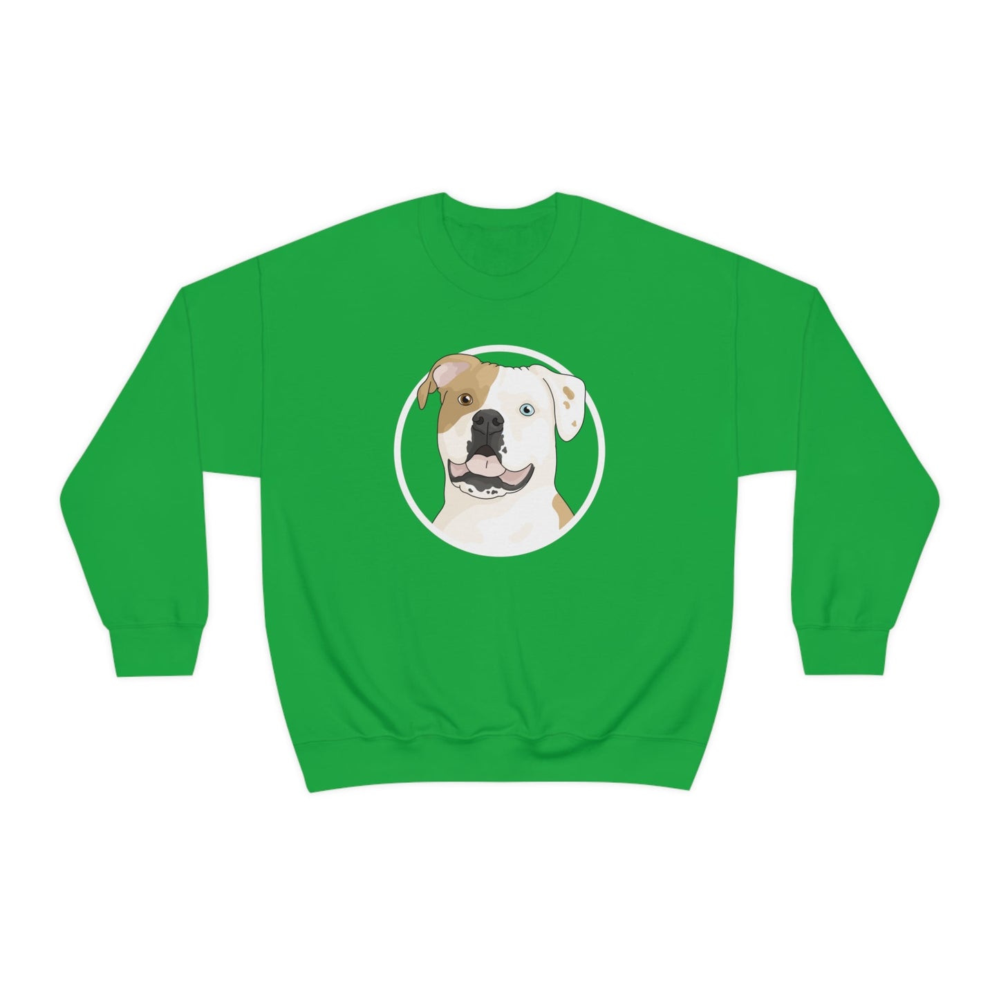 American Bulldog Circle | Crewneck Sweatshirt - Detezi Designs-26392512501984073056