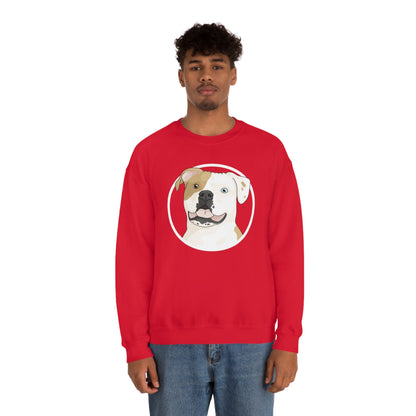 American Bulldog Circle | Crewneck Sweatshirt - Detezi Designs-31379620774612918074