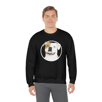 American Bulldog Circle | Crewneck Sweatshirt - Detezi Designs-31379620774612918074