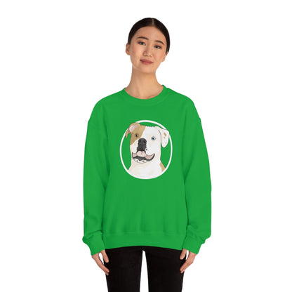 American Bulldog Circle | Crewneck Sweatshirt - Detezi Designs-31379620774612918074