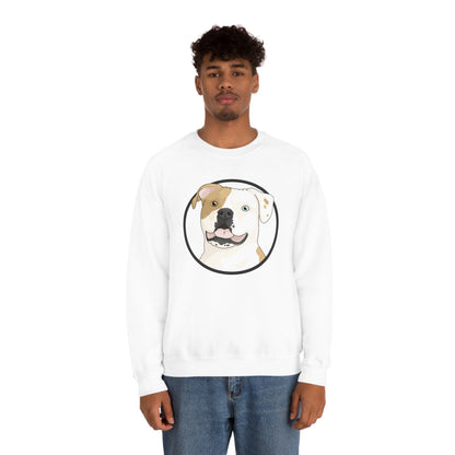 American Bulldog Circle | Crewneck Sweatshirt - Detezi Designs-31379620774612918074