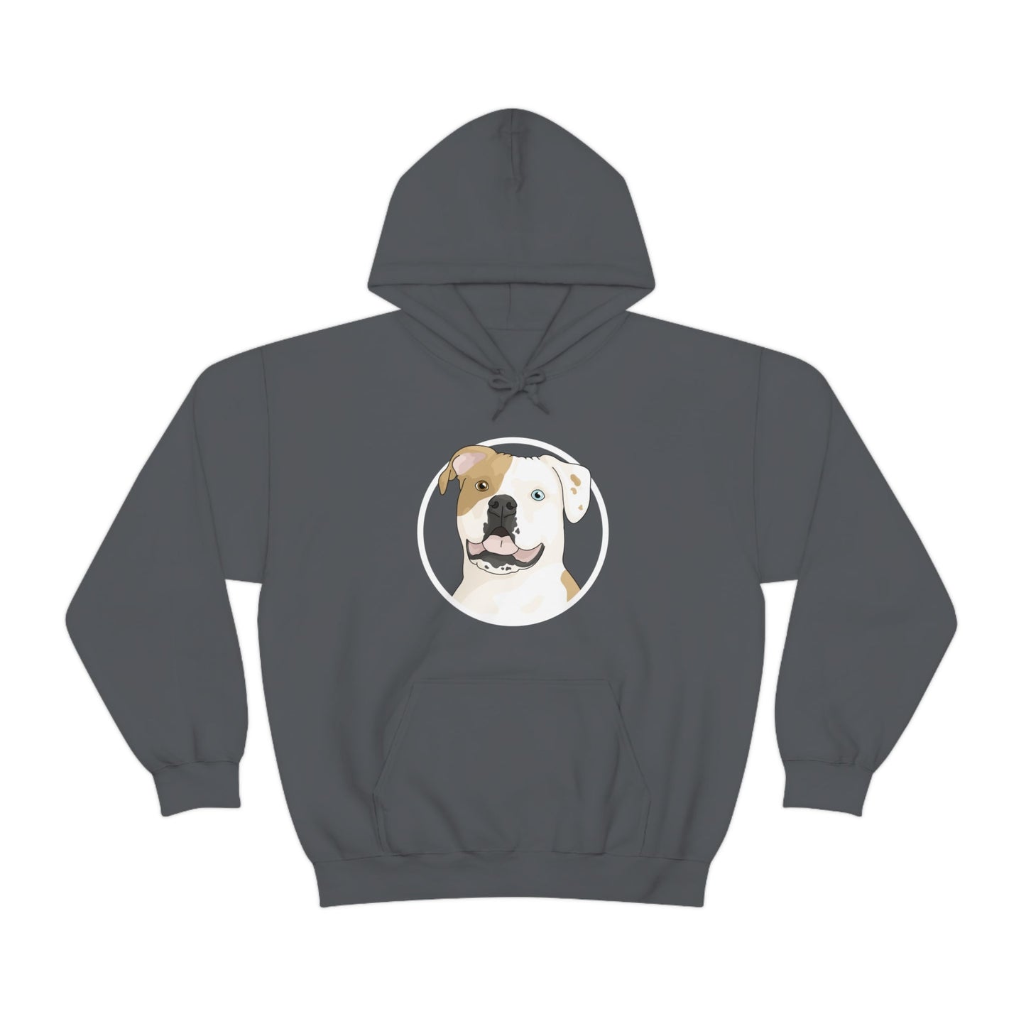 American Bulldog Circle | Hooded Sweatshirt - Detezi Designs-16279743044593480549