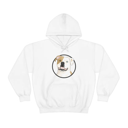 American Bulldog Circle | Hooded Sweatshirt - Detezi Designs-19310502285769227784