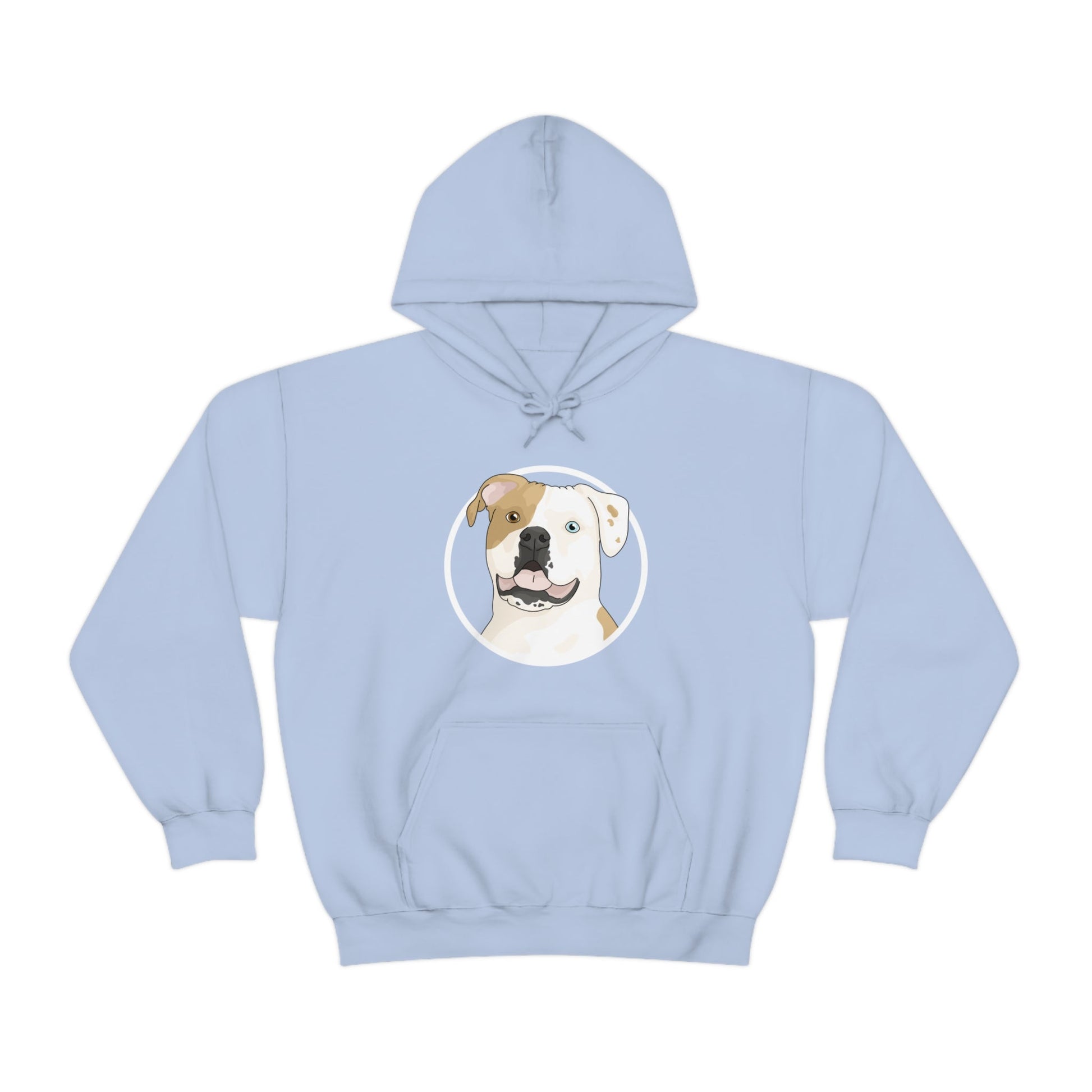 American Bulldog Circle | Hooded Sweatshirt - Detezi Designs-28606239666914829152