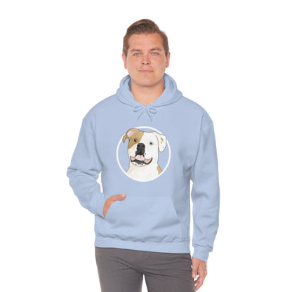 American Bulldog Circle | Hooded Sweatshirt - Detezi Designs-29456026752650521158