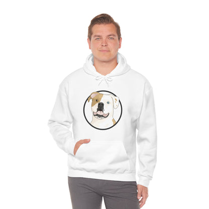 American Bulldog Circle | Hooded Sweatshirt - Detezi Designs-29456026752650521158