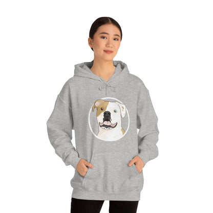 American Bulldog Circle | Hooded Sweatshirt - Detezi Designs-29456026752650521158