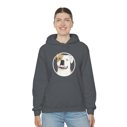 American Bulldog Circle | Hooded Sweatshirt - Detezi Designs-29456026752650521158