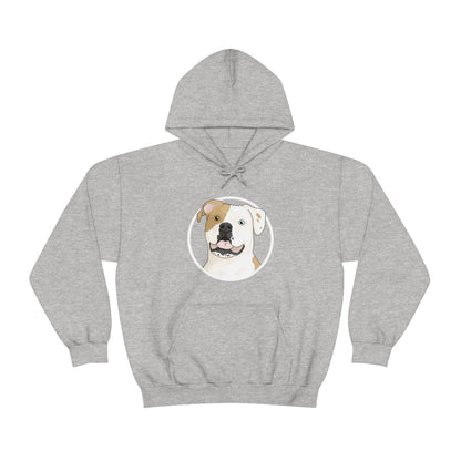 American Bulldog Circle | Hooded Sweatshirt - Detezi Designs-29456026752650521158