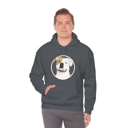 American Bulldog Circle | Hooded Sweatshirt - Detezi Designs-29456026752650521158