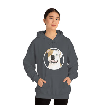 American Bulldog Circle | Hooded Sweatshirt - Detezi Designs-29456026752650521158