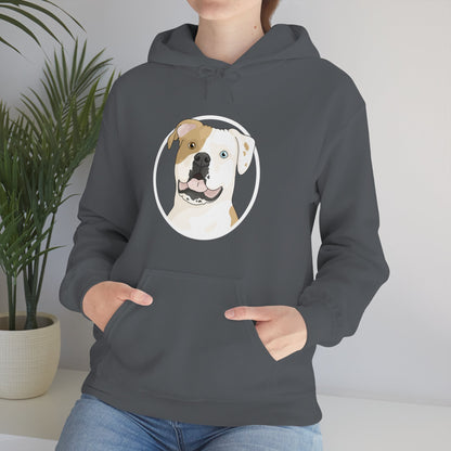 American Bulldog Circle | Hooded Sweatshirt - Detezi Designs-29456026752650521158