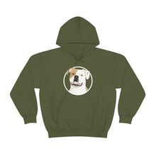 Load image into Gallery viewer, American Bulldog Circle | Hooded Sweatshirt - Detezi Designs-54824560837547490296
