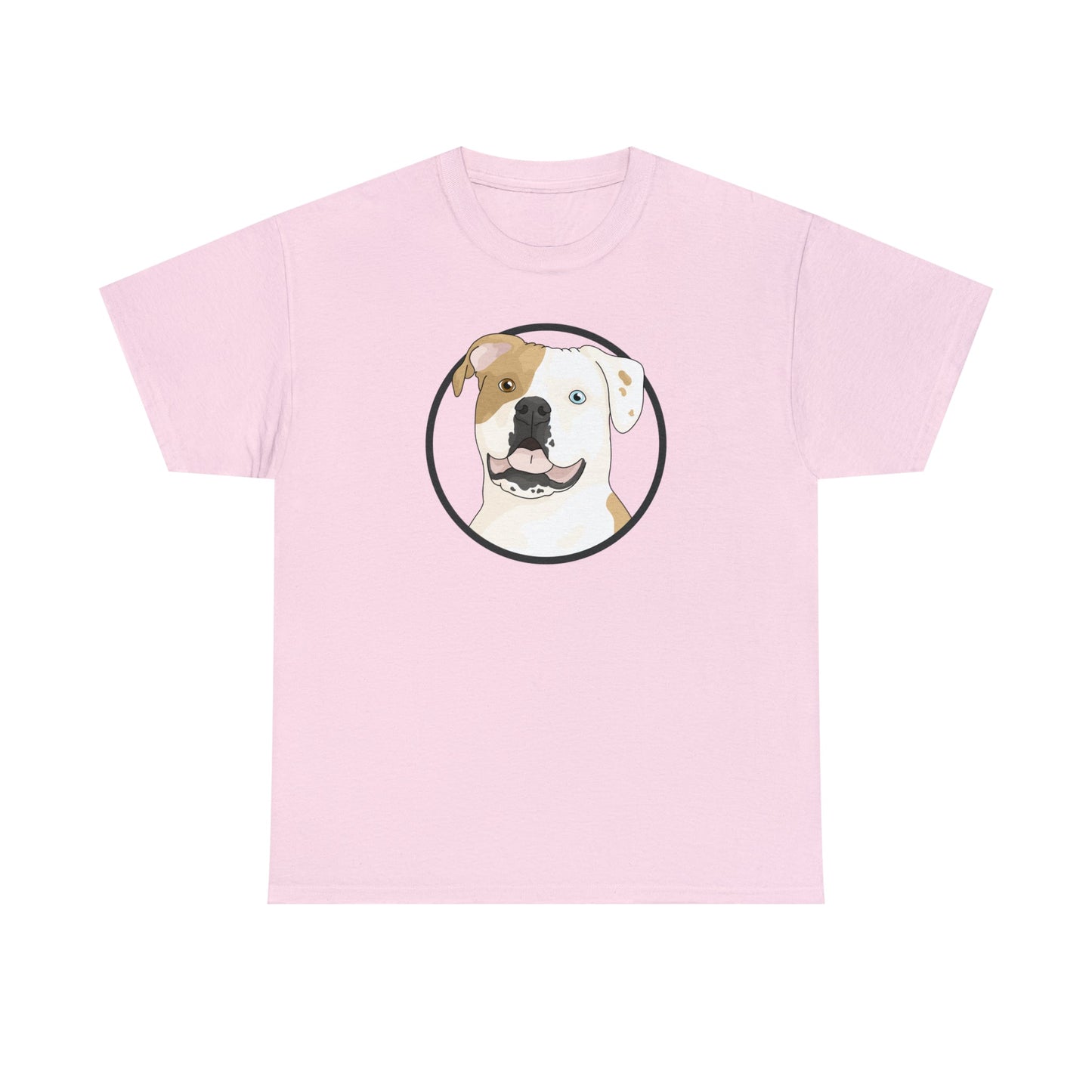 American Bulldog Circle | T-shirt - Detezi Designs-12558552895392695243