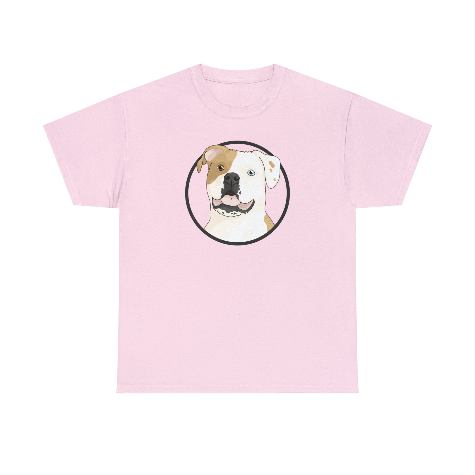 American Bulldog Circle | T-shirt - Detezi Designs-12558552895392695243