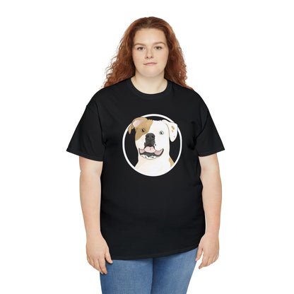 American Bulldog Circle | T-shirt - Detezi Designs-19429575815547205586