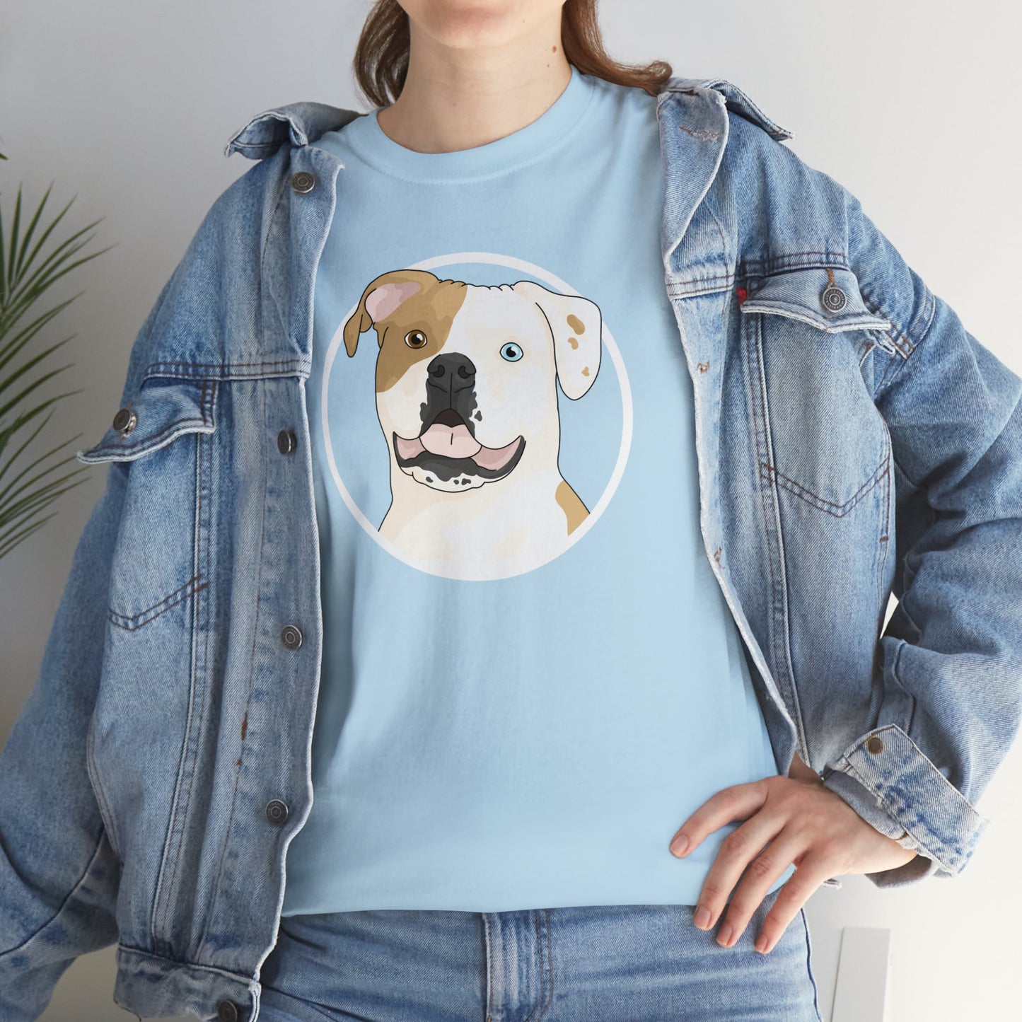 American Bulldog Circle | T-shirt - Detezi Designs-19429575815547205586