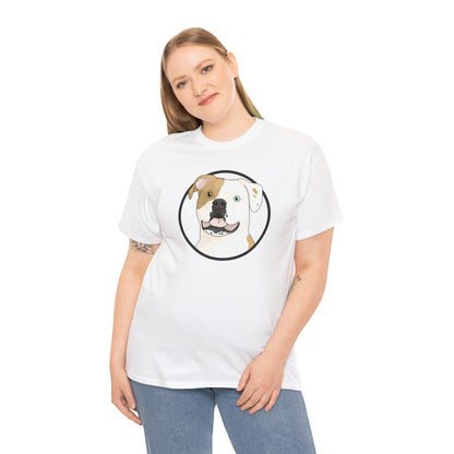 American Bulldog Circle | T-shirt - Detezi Designs-19429575815547205586