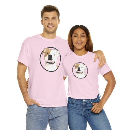 American Bulldog Circle | T-shirt - Detezi Designs-19429575815547205586