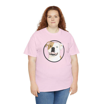 American Bulldog Circle | T-shirt - Detezi Designs-19429575815547205586