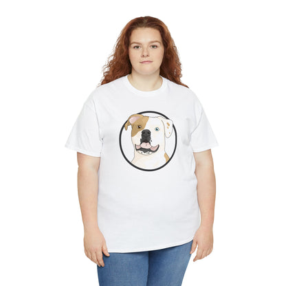 American Bulldog Circle | T-shirt - Detezi Designs-19429575815547205586