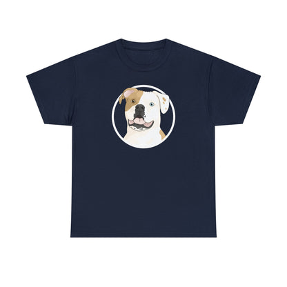 American Bulldog Circle | T-shirt - Detezi Designs-32327688319104569580