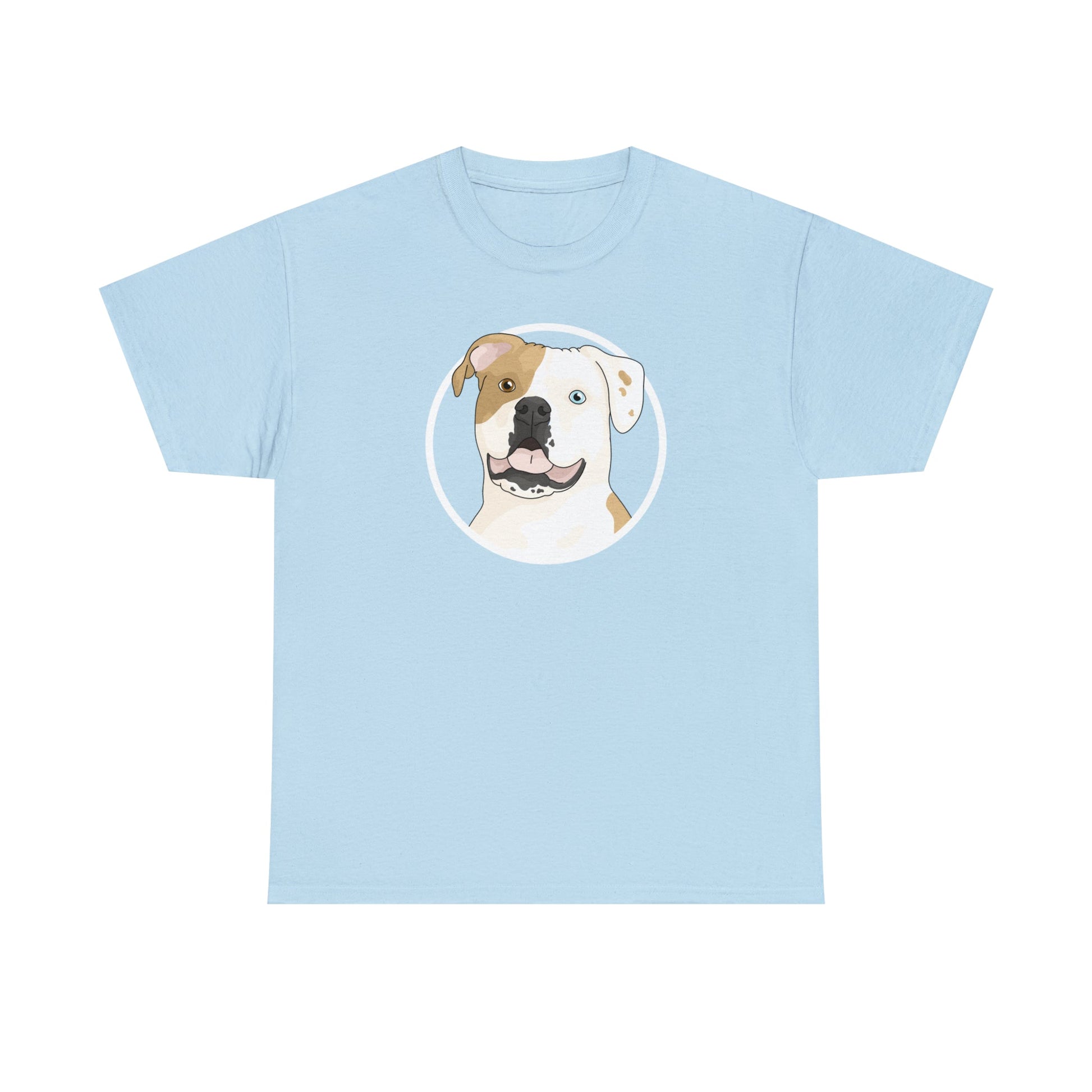 American Bulldog Circle | T-shirt - Detezi Designs-33617523487357087176