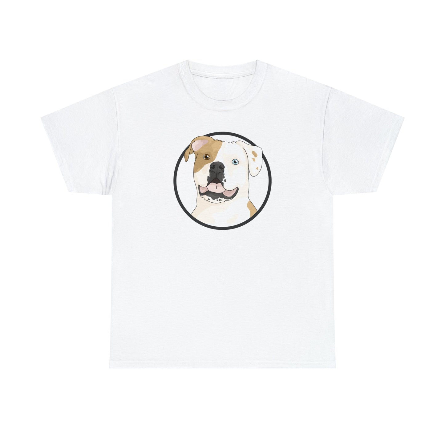 American Bulldog Circle | T-shirt - Detezi Designs-39928993687371932449