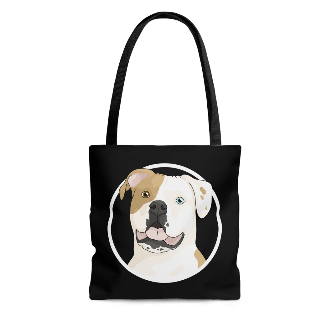 American Bulldog Circle | Tote Bag - Detezi Designs-17819448639483924637