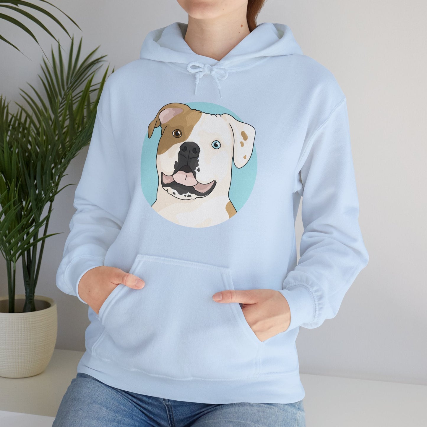 American Bulldog | Hooded Sweatshirt - Detezi Designs-10276567149816131485