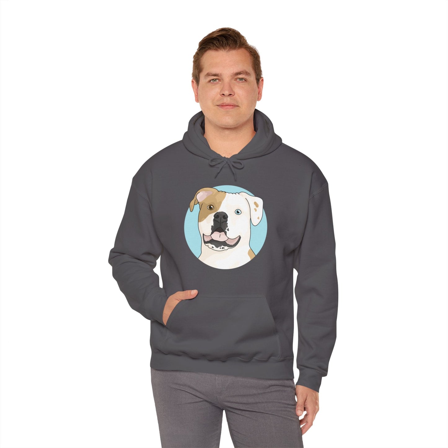 American Bulldog | Hooded Sweatshirt - Detezi Designs-10276567149816131485