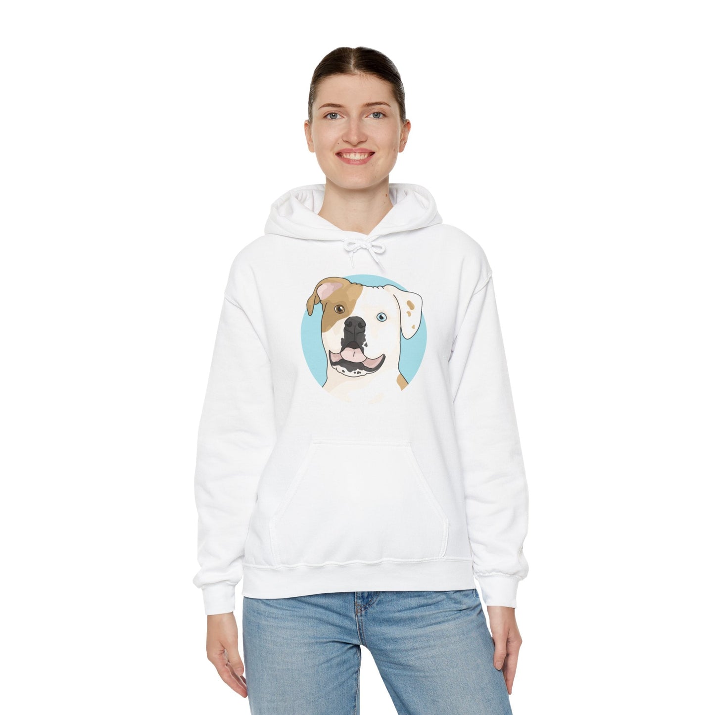 American Bulldog | Hooded Sweatshirt - Detezi Designs-10276567149816131485