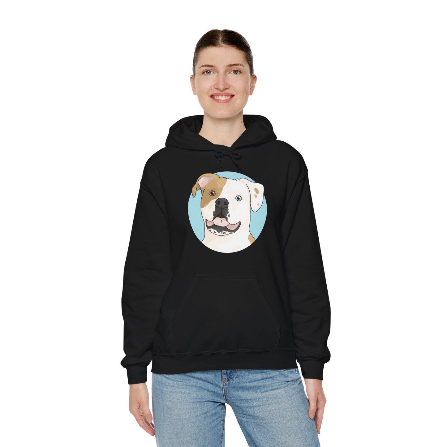 American Bulldog | Hooded Sweatshirt - Detezi Designs-10276567149816131485