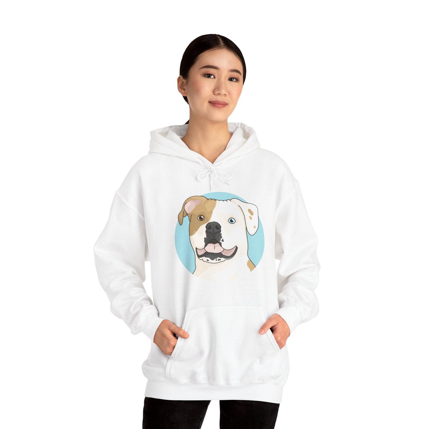 American Bulldog | Hooded Sweatshirt - Detezi Designs-10276567149816131485