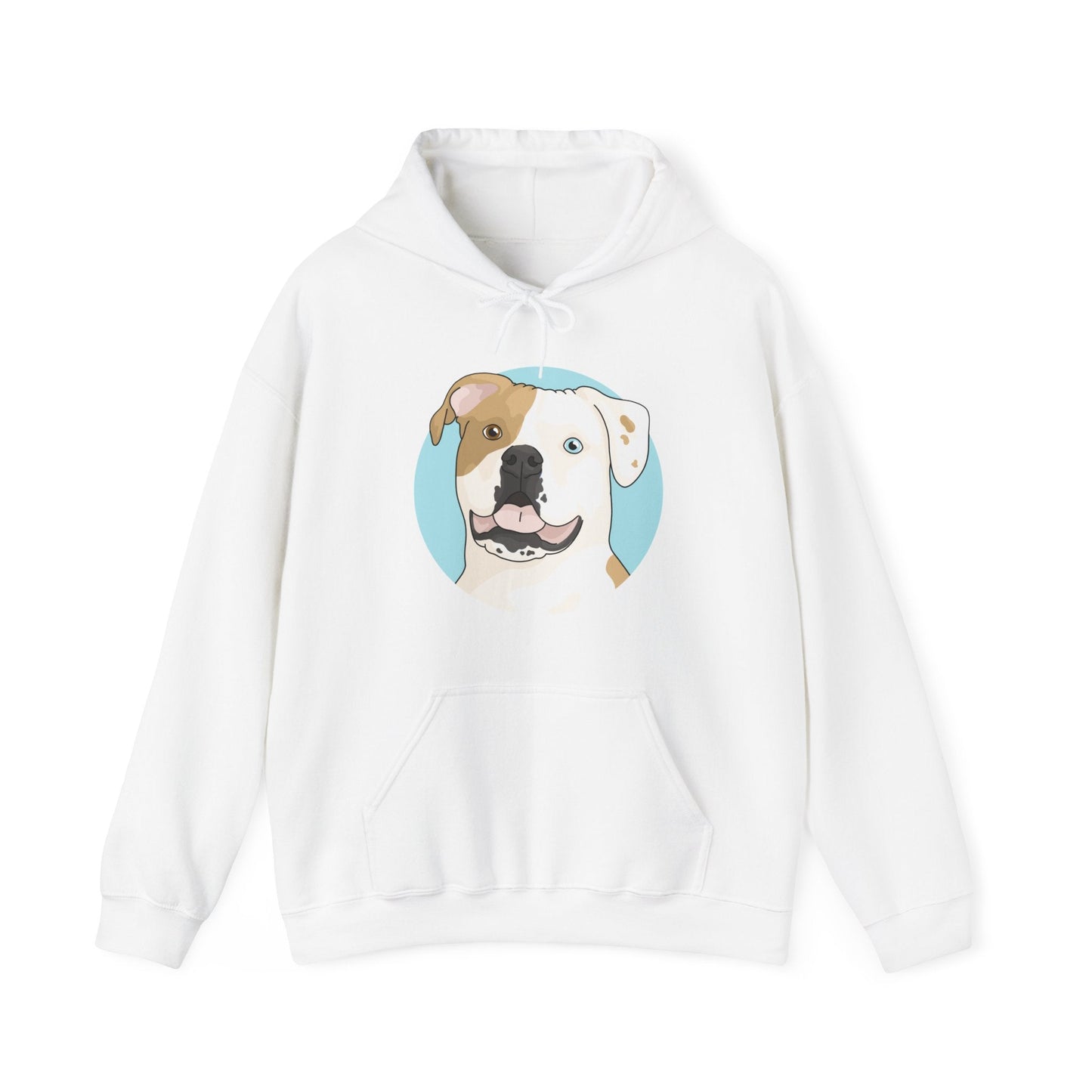 American Bulldog | Hooded Sweatshirt - Detezi Designs-10276567149816131485