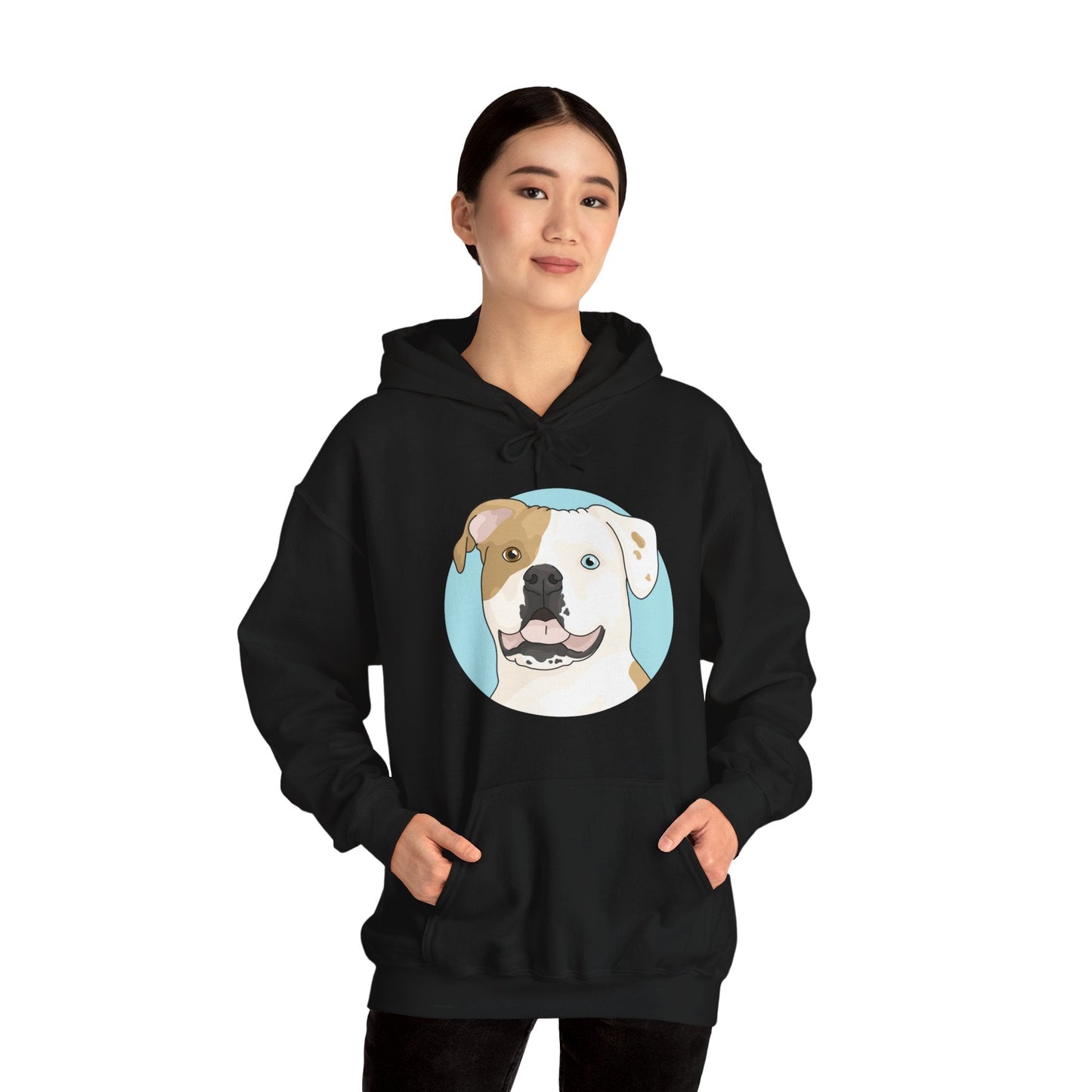 American Bulldog | Hooded Sweatshirt - Detezi Designs-10276567149816131485