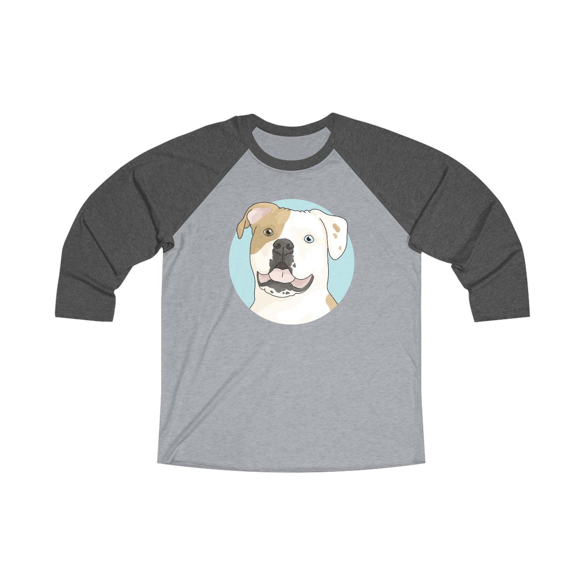 American Bulldog | Unisex 3\4 Sleeve Tee - Detezi Designs-77532620395780732423