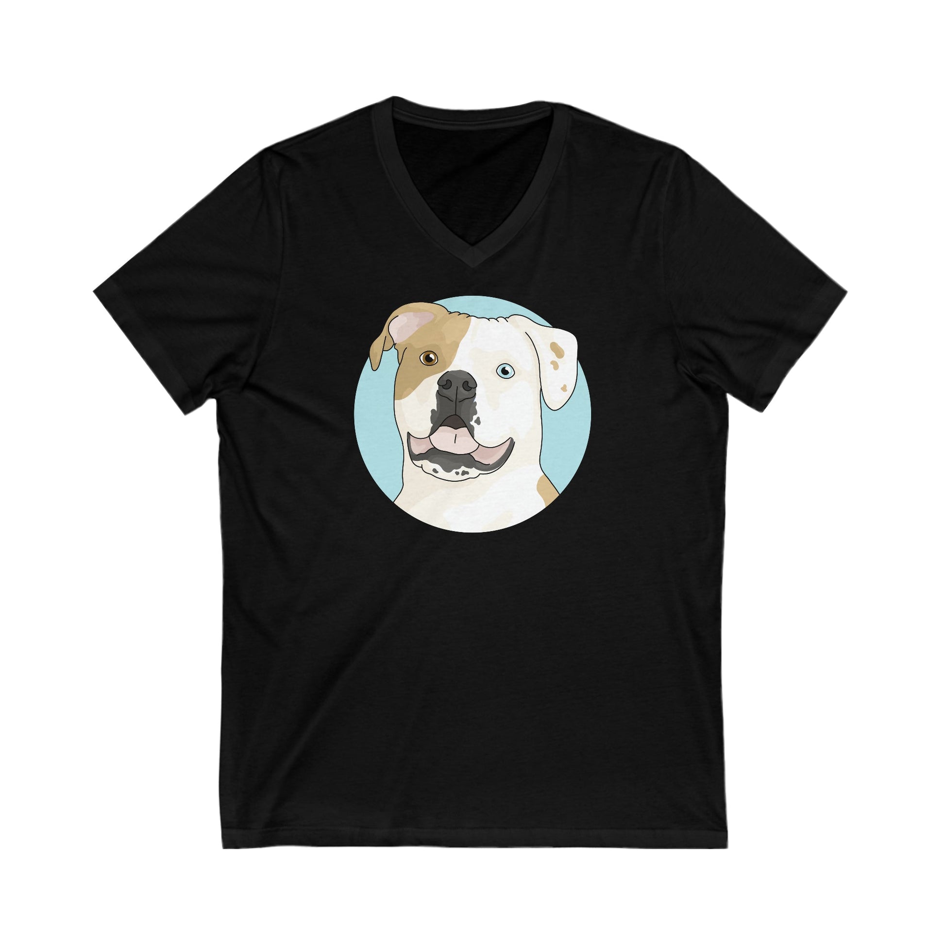 American Bulldog | Unisex V-Neck Tee - Detezi Designs-57307966235052879605