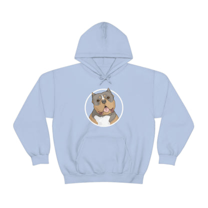 American Bully Circle | Hooded Sweatshirt - Detezi Designs-12899702158914403469