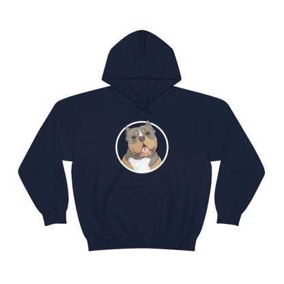 American Bully Circle | Hooded Sweatshirt - Detezi Designs-22997851151002413354