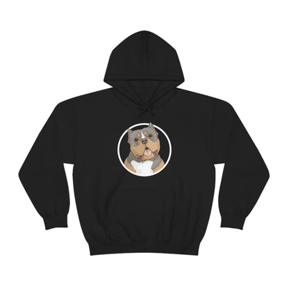 American Bully Circle | Hooded Sweatshirt - Detezi Designs-27714290327862473387