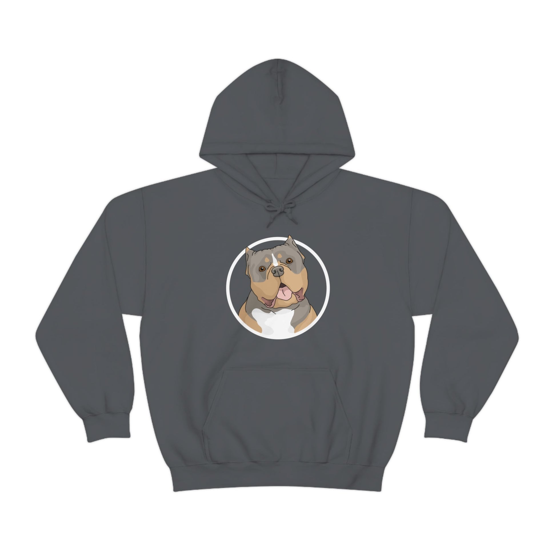 American Bully Circle | Hooded Sweatshirt - Detezi Designs-32993369931923626748