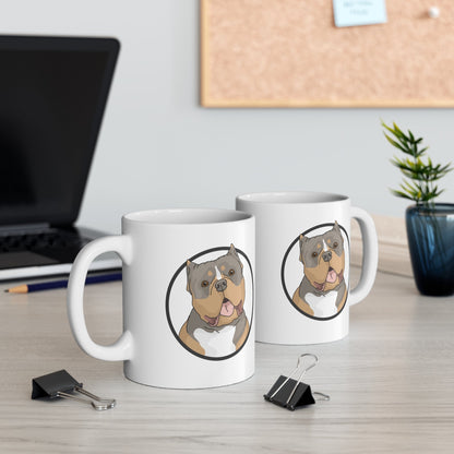 American Bully Circle | Mug - Detezi Designs-20601494681526978372