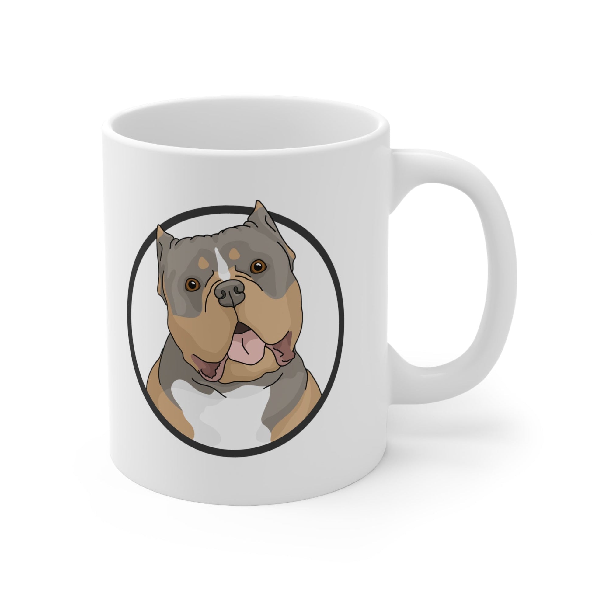 American Bully Circle | Mug - Detezi Designs-20601494681526978372