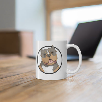 American Bully Circle | Mug - Detezi Designs-20601494681526978372