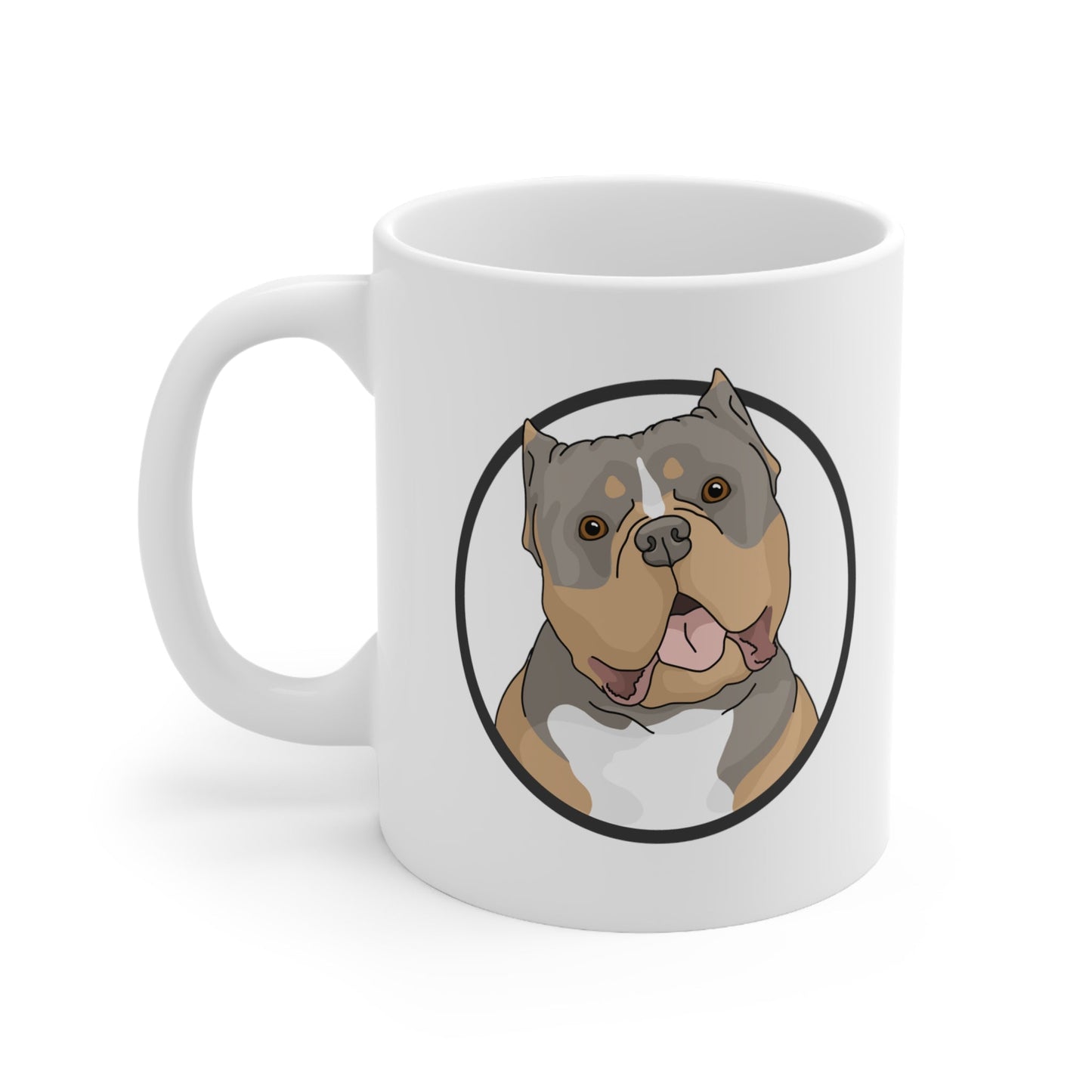 American Bully Circle | Mug - Detezi Designs-20601494681526978372