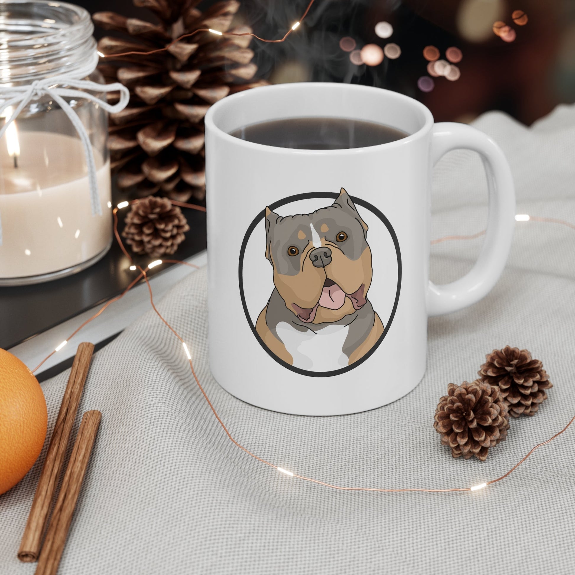 American Bully Circle | Mug - Detezi Designs-20601494681526978372