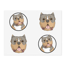 Load image into Gallery viewer, American Bully Circle | Sticker Sheet - Detezi Designs-18545512415374462626
